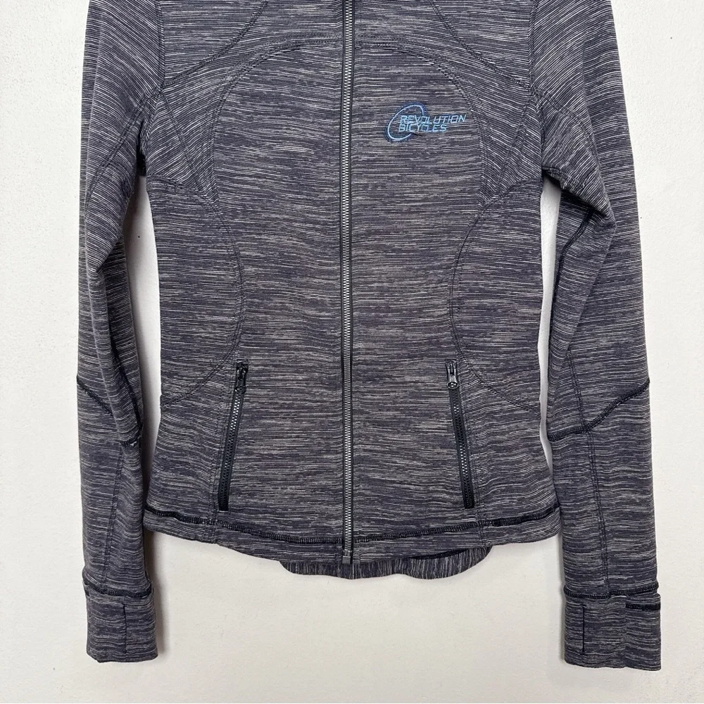 Lululemon Womens 6 Space Dye Active Track Jacket